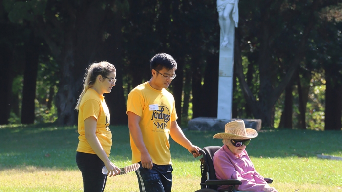Clarke University “Into the Streets”: Sharing Stories with Sisters | Mount Carmel Cemetery | Dubuque, Iowa